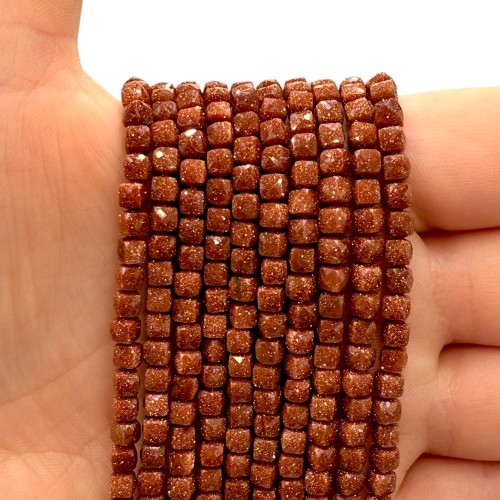 Piasek Pustyni / kostka fasetowana / ok. 4x4mm