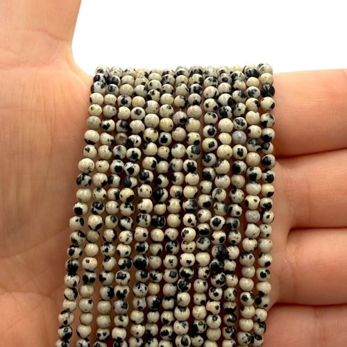 Jaspis Dalmatyński / kulka gładka / ok. 3mm