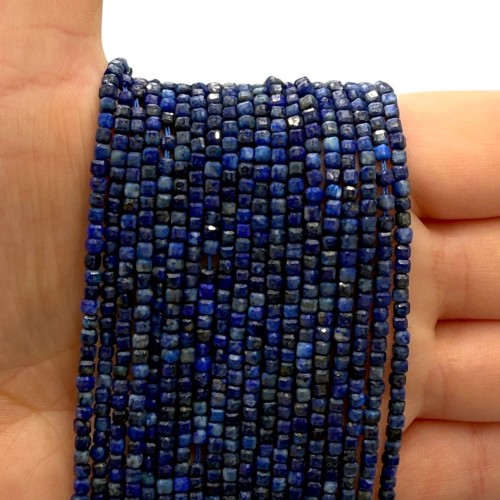 Lapis Lazuli / kostka fasetowana / ok. 2x2mm