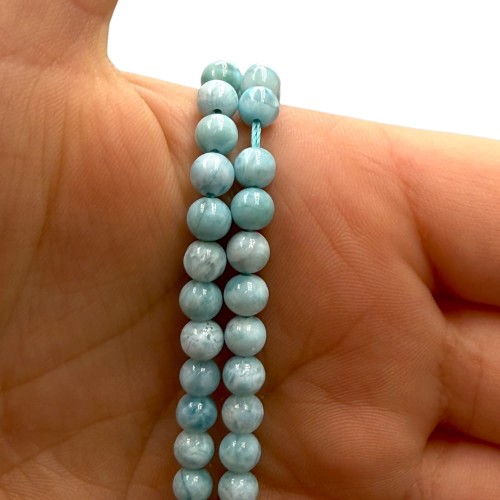 Larimar / kulka gładka / ok. 5mm