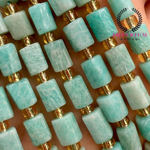 Amazonit / walec / ok. 6x8mm