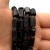 Turmalin Czarny / walec surowy / ok. 8x12mm