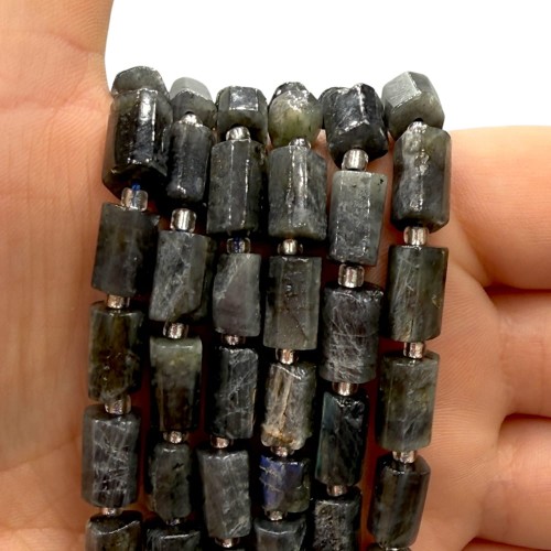 Labradoryt / walec / ok. 7x11mm