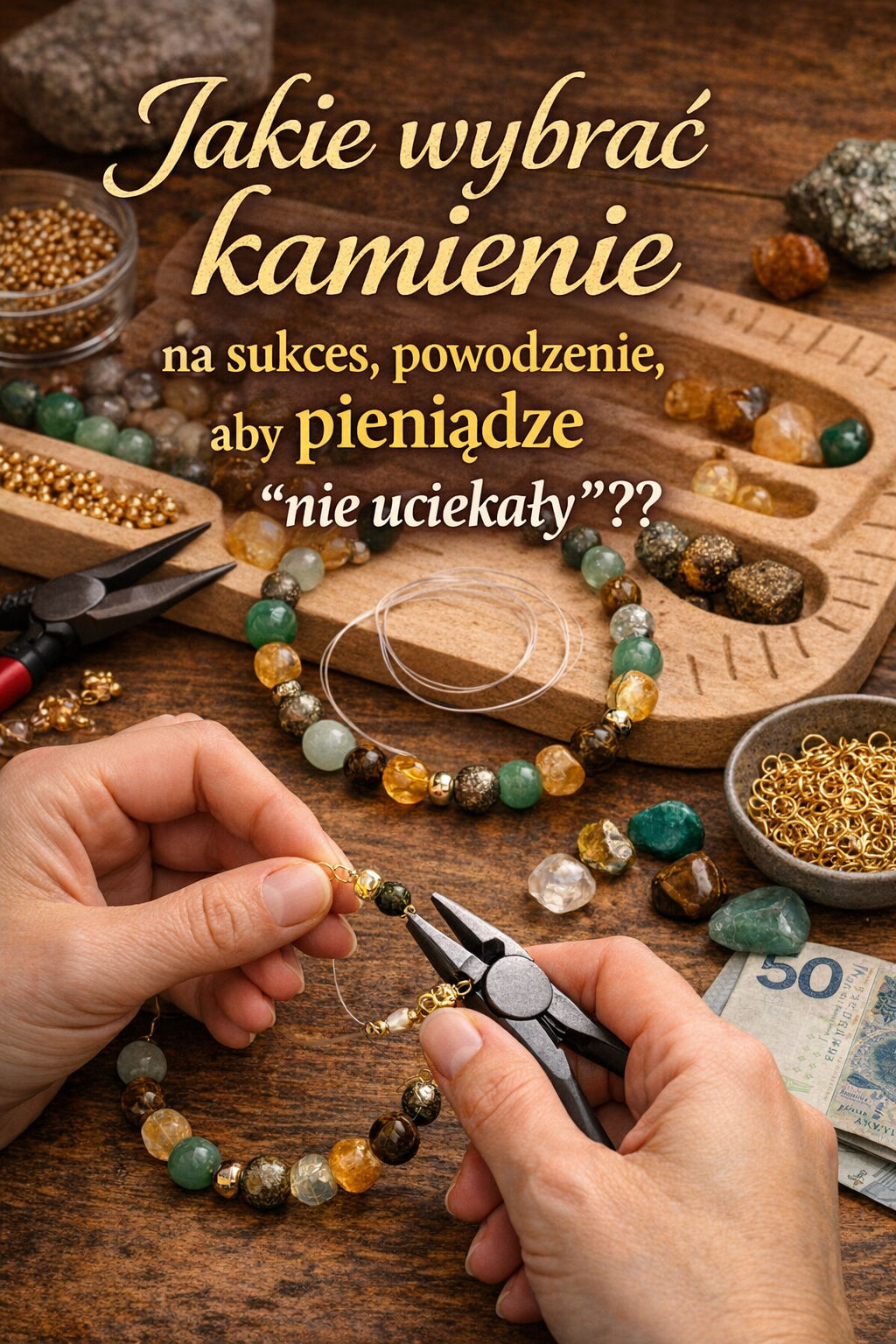 Jakie wybrać kamienie na sukces, powodzenie, pieniądze aby " nie uciekały"??